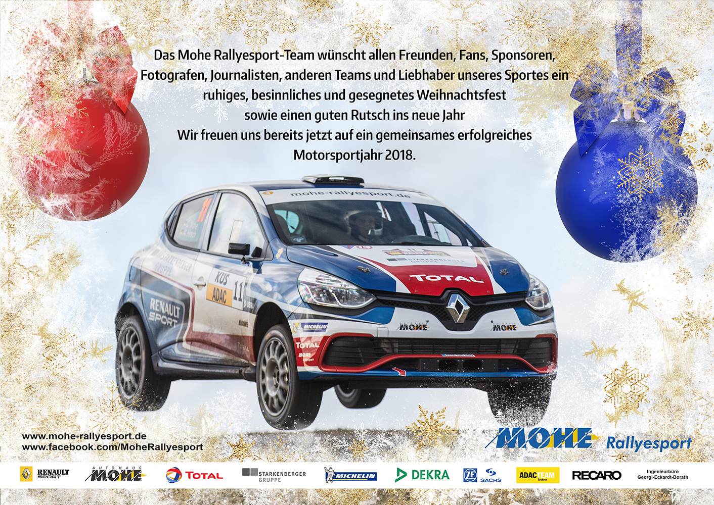 Frohe Weihnachten und vielen Dank für 2017