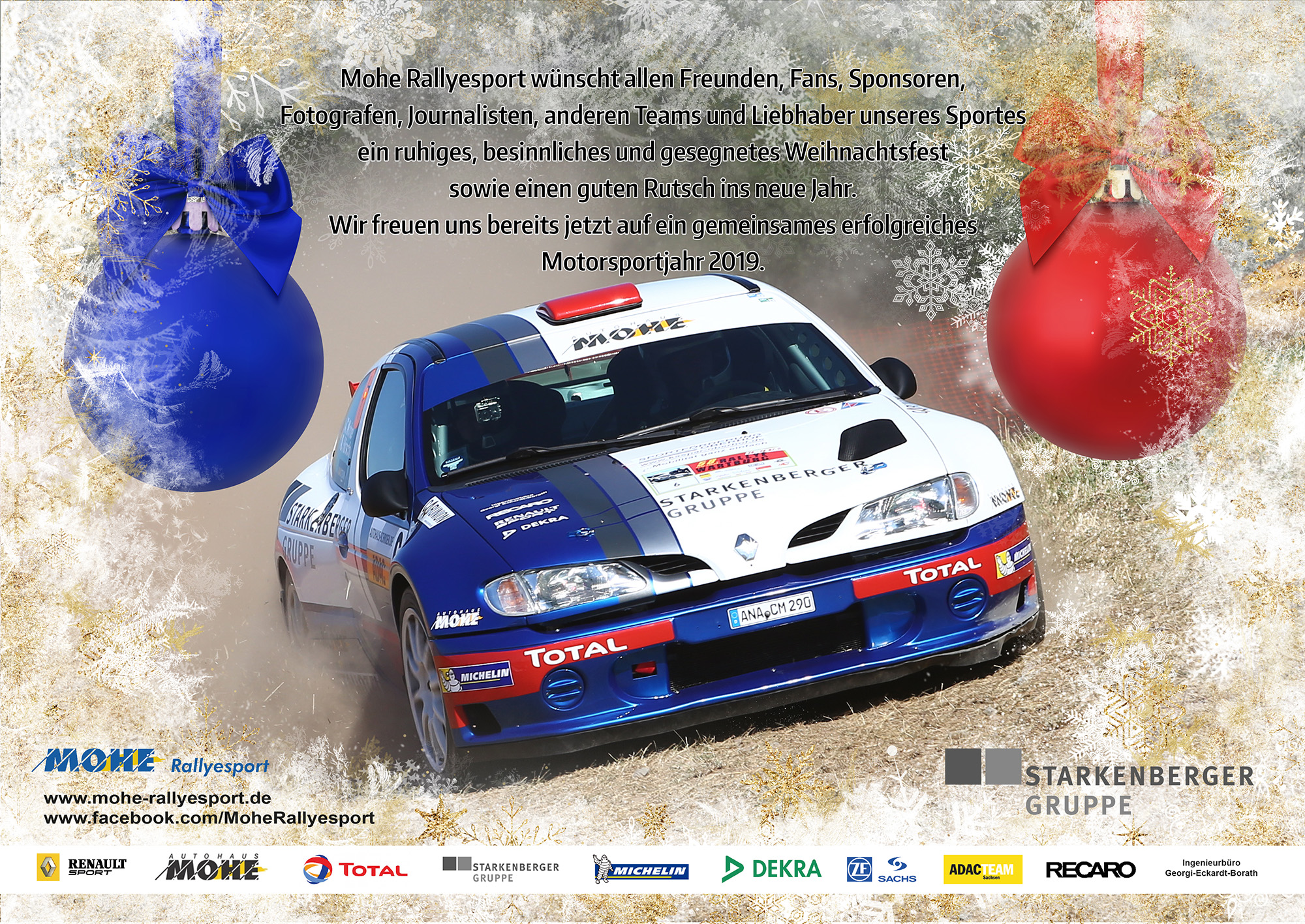 Frohe Weihnachten und vielen Dank für die Unterstützung im Jahr 2018