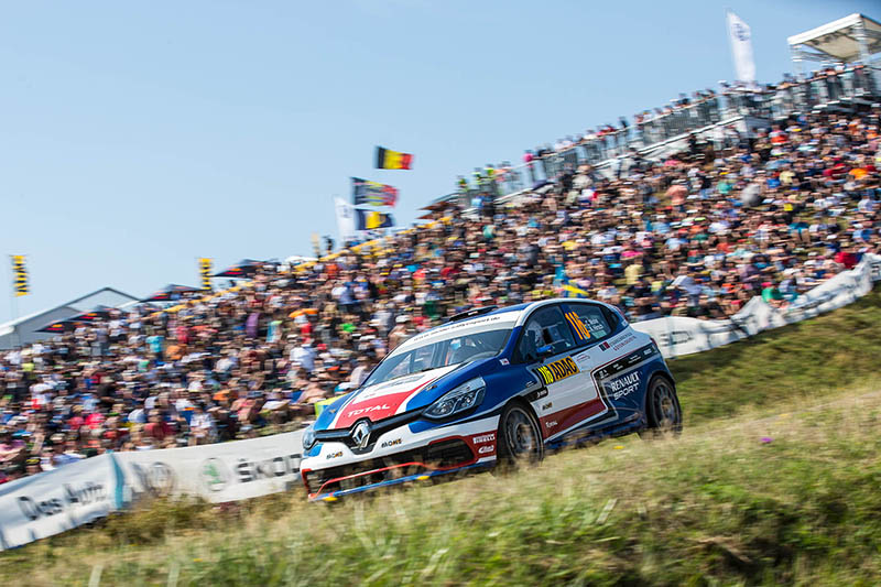 Carsten Mohe und Alexander Hirsch überzeugen beim deutschen WM-Lauf mit Top-Zeiten im Renault Clio R3T