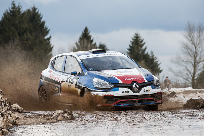 Gelungener Saisonauftakt für Carsten Mohe/Alexander Hirsch mit Klassensieg bei Saarland-Pfalz-Rallye 