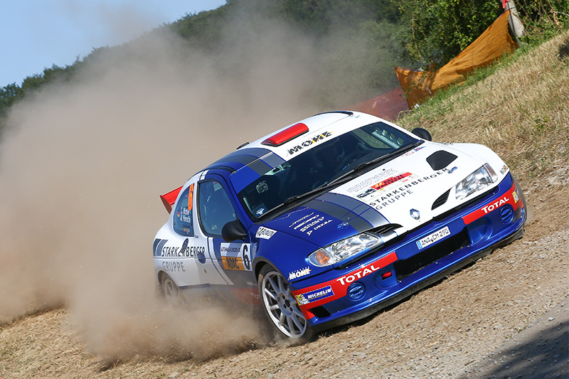 Platz vier und Divisionssieg für Publikumsliebling Carsten Mohe im Renault Mégane Maxi bei der Rallye Wartburg