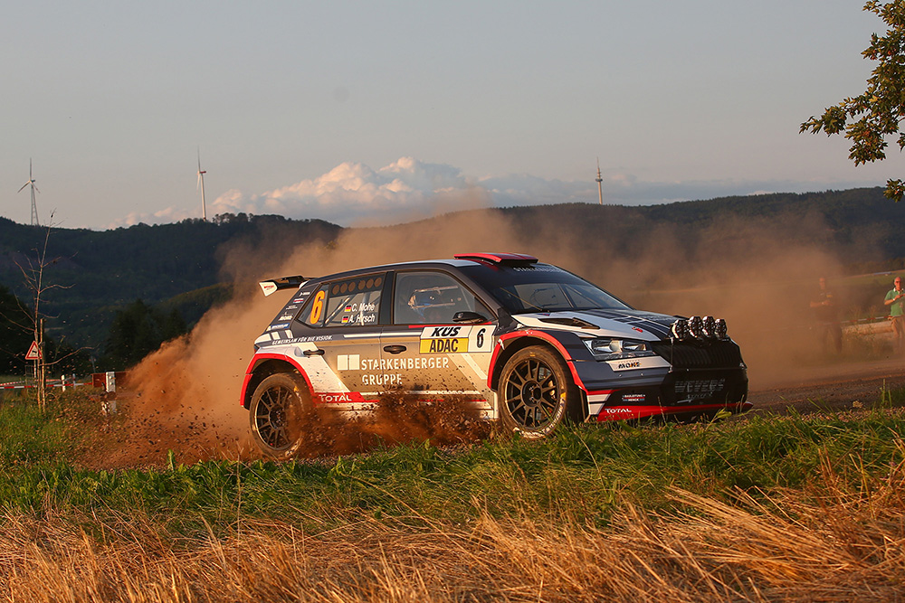 Carsten Mohe und Alexander Hirsch peilen bei der Cimbern-Rallye ein Top-5-Ergebnis an