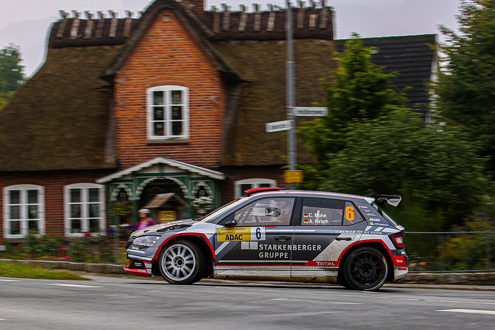 Carsten Mohe bei der DRM-Rallye Cimbern: Platz fünf trotz überraschenden Regens ins Trockene gebracht Carsten Mohe bei der DRM-Rallye Cimbern: Platz fünf trotz überraschenden Regens ins Trockene gebracht