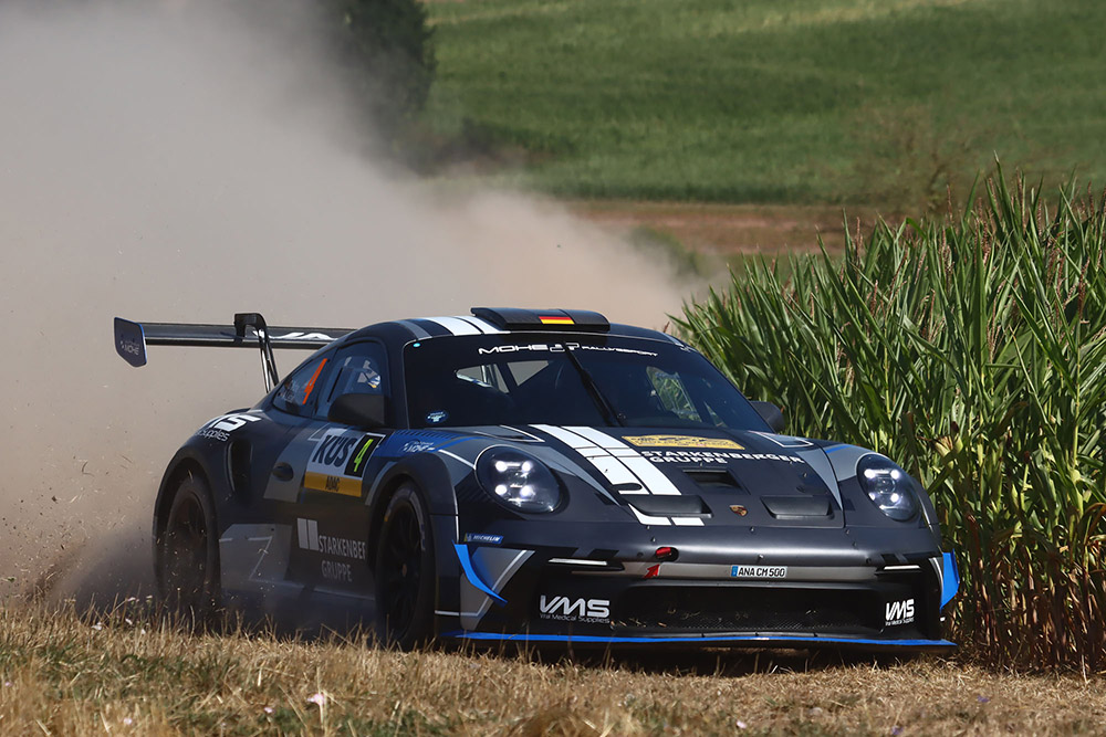 Carsten Mohe startet bei der Rallye Stemweder Berg topmotiviert ins furiose Finale der Deutschen Rallye-Meisterschaft